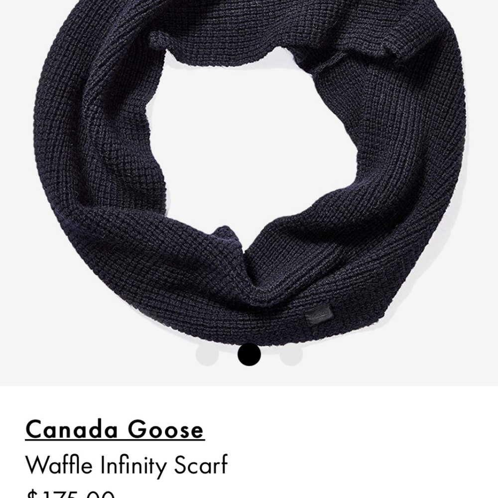 Canada Goose Waffle Infinity Scarf